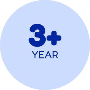 3 Year +