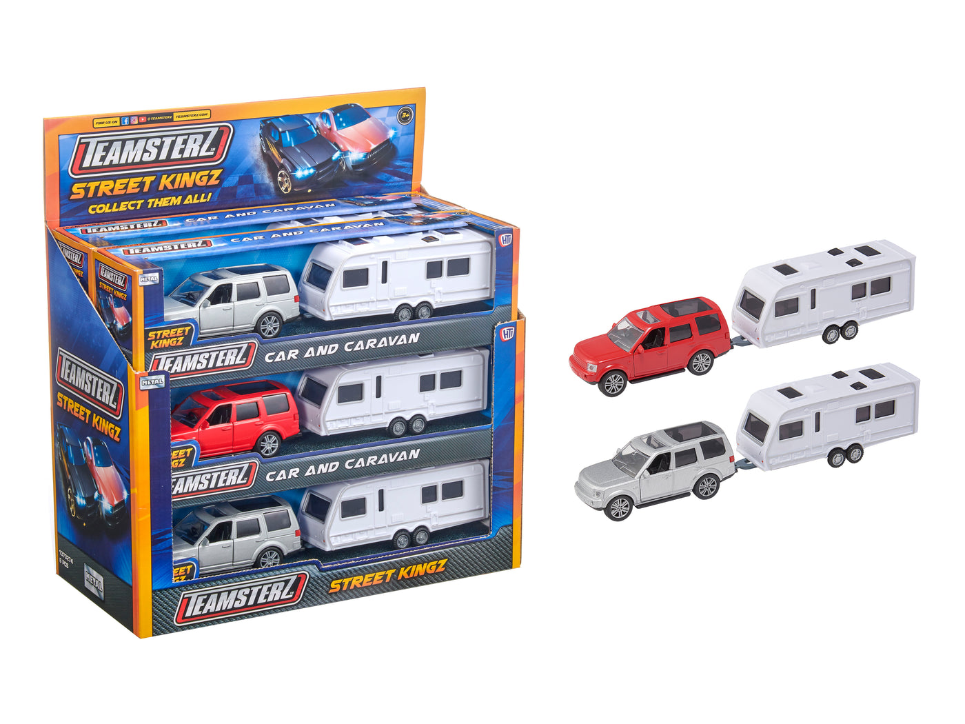 Teamsterz Street Kingz 5" Car & Caravan