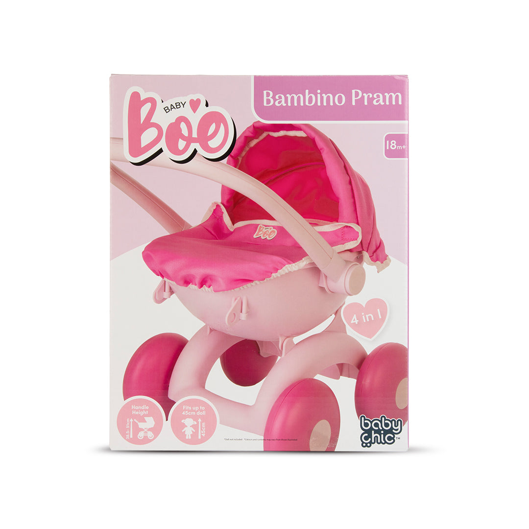 Baby Chic Baby Boo 4 in 1 Bambino Doll Pram