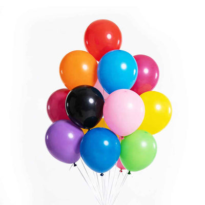 Arister 12- Inch Latex Pack of 50 Balloons Assorted Colours