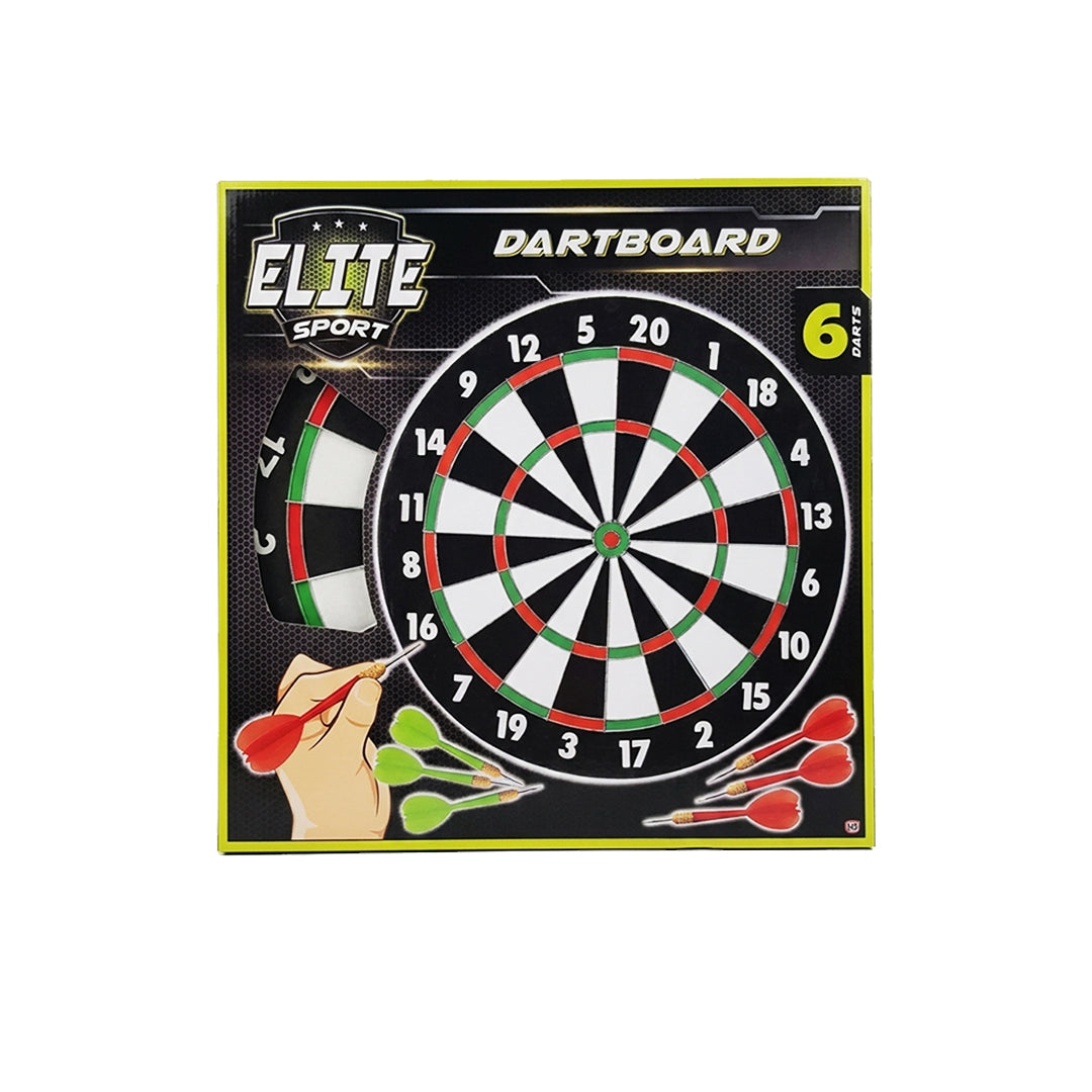 ToyTastic Elite Sport 17 inch Dartboard, Target Board