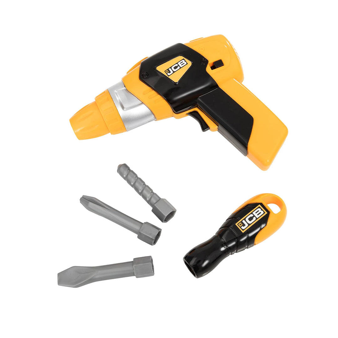 Teamsterz JCB Tool Case and Battery Operated Drill