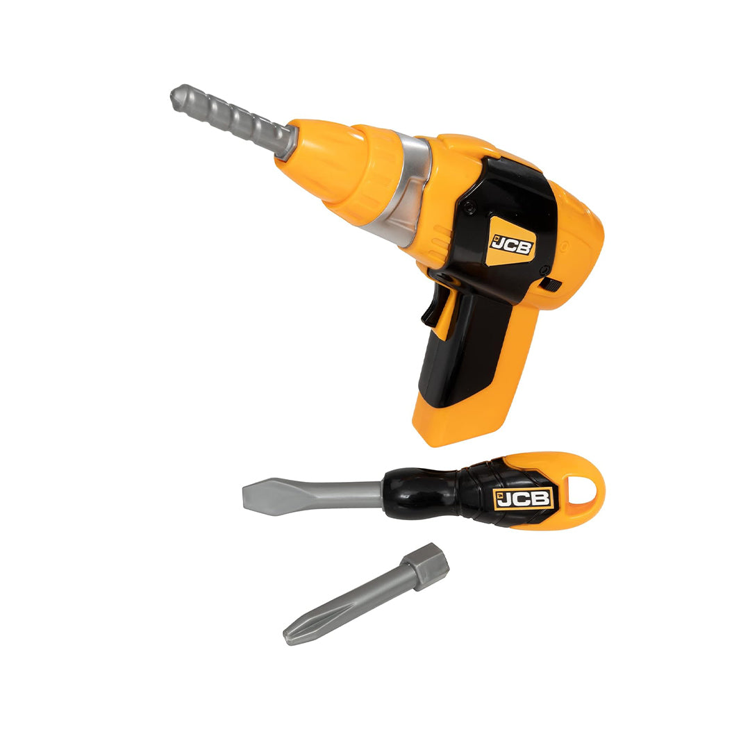 Teamsterz JCB Tool Case and Battery Operated Drill