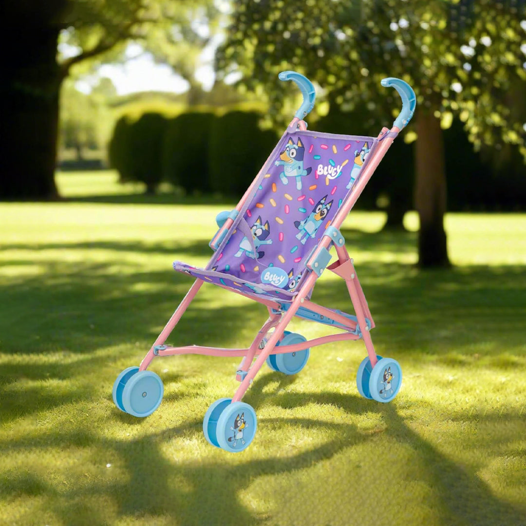 Baby Chic Bluey Junior Dolls Stroller