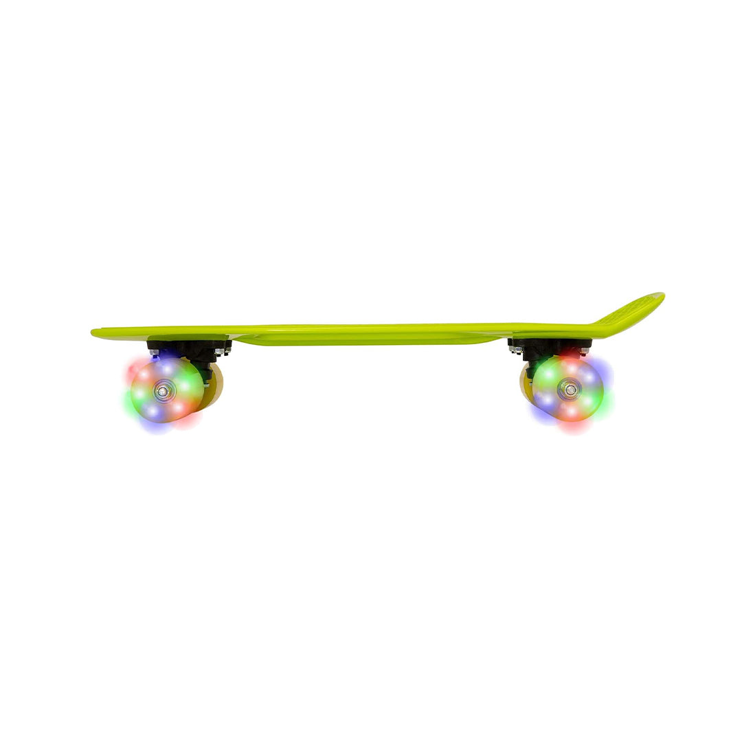 EVO Light Up Penny Skateboard - Lime & Yellow