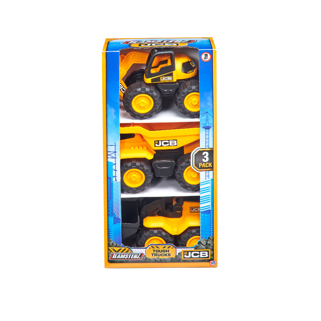 Teamsterz JCB 7in Tough Trucks 3 Pack