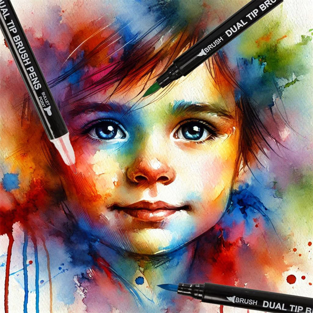 ToyTastic Colour Dual Tips Watercolour Pens