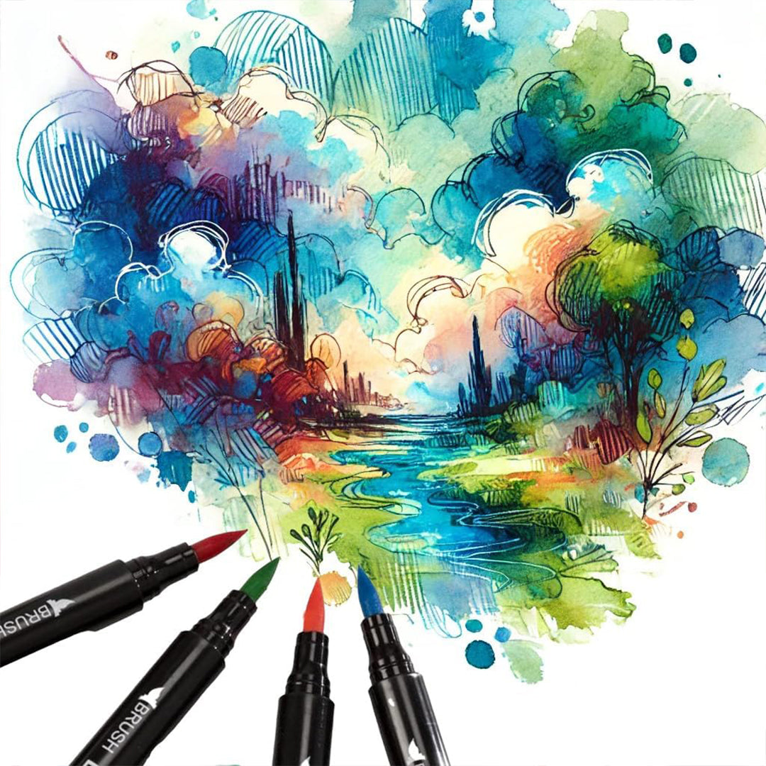 ToyTastic Colour Dual Tips Watercolour Pens