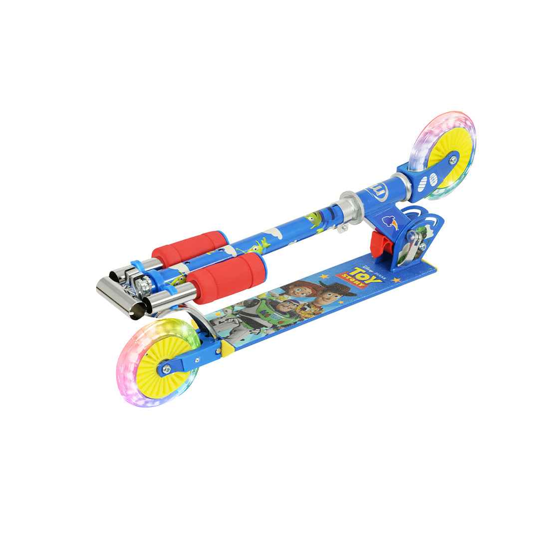 Toy Story Folding Inline Scooter with Light Up Wheels