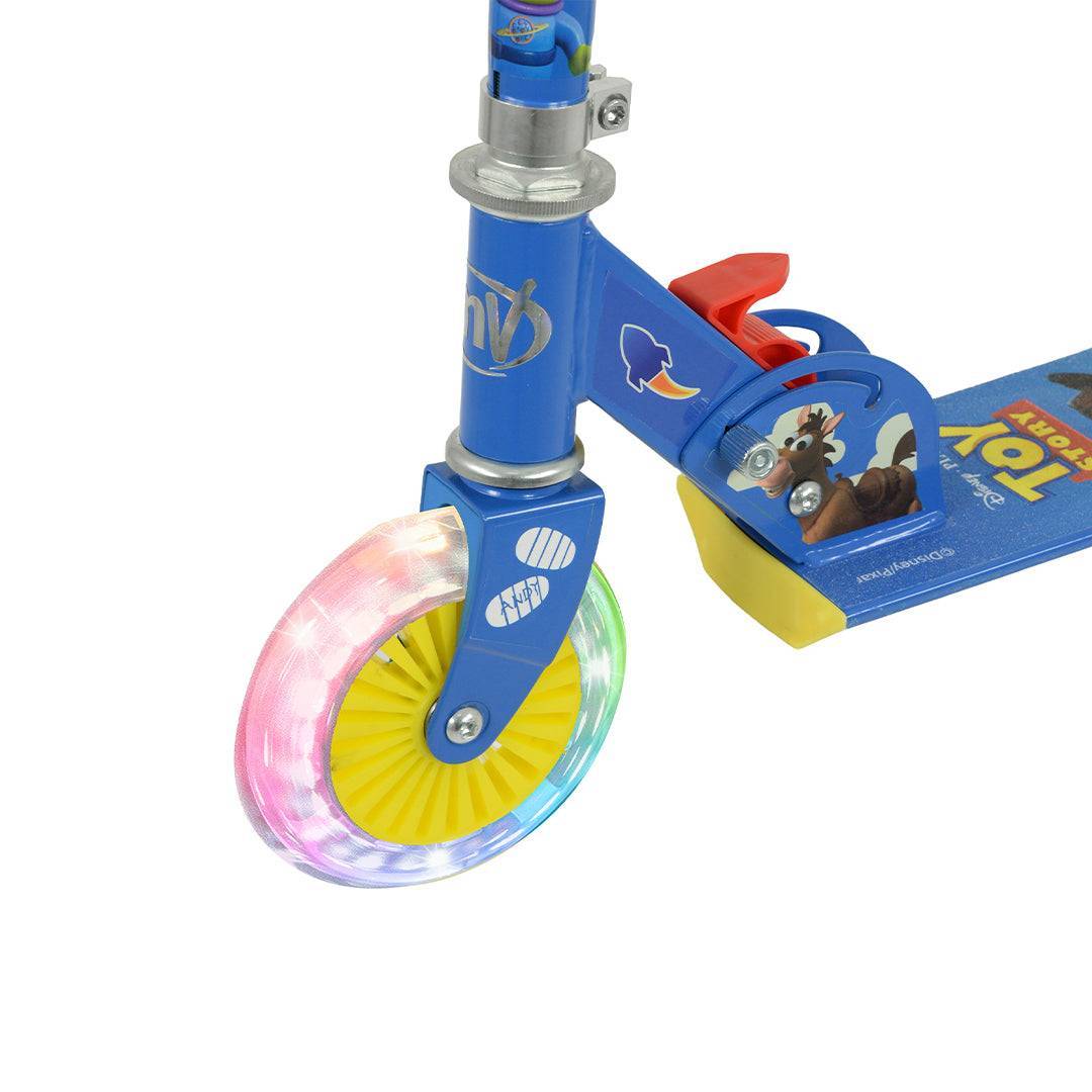 Toy Story Folding Inline Scooter with Light Up Wheels